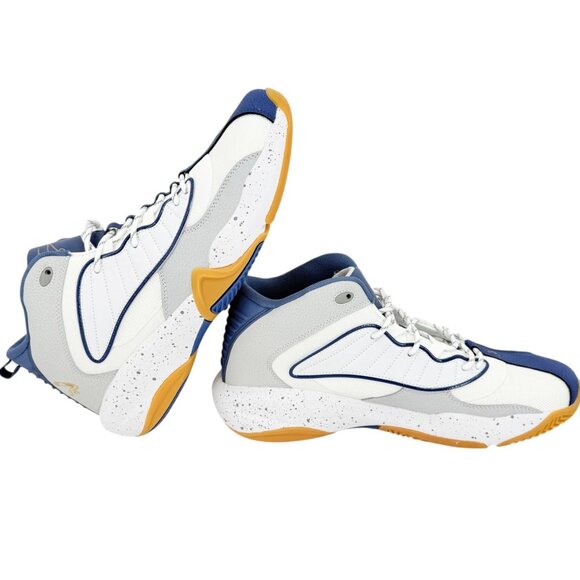 Shaq Men's Speed Demon Mid Blue White Grey Basketball Sneakers Size 13 NWOB - Picture 7 of 12